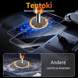 Комплект загартованого скла Tentoki для iPhone 14 Pro, 2 шт. - мініатюра 5