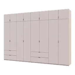 Розпашна Шафа для одягу Doros Лукас Кашемір 4+4 ДСП 340х50х240 (42005140)