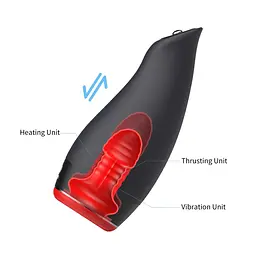 Мастурбатор Otouch Pleasure Engine, 7 режимів вібрації, 5 режимів фрикцій, підігрів, джойстик - мініатюра 7