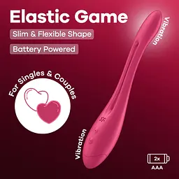 Універсальний гнучкий вібратор для пар Satisfyer Elastic Game Battery Series - мініатюра 6