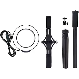 Кільцева USB LED лампа Puluz PKT3038 6.2"+ штатив - мініатюра 2