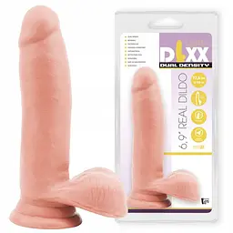 Фаломіметатор Dream Toys Real Dildo 6,9", 17,5 см (тілесний) - мініатюра 2
