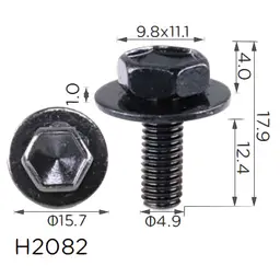 Гвинт з шайбою Toyota, Lexus (9011905021, 90119-05021, 19801) (H2082)