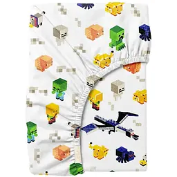 Простирадло на резинці для коляски та люльки Cosas Minecraft Color 40х80х5 см (MinecraftColor_FittedStroller_40х80)