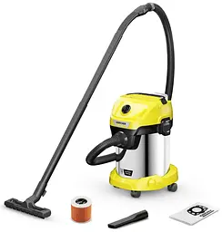 Karcher Пилосос професійний акумуляторний Karcher WD 3-18 S V-17/20 18В 110мБар контейнер 17л без АКБ та ЗП