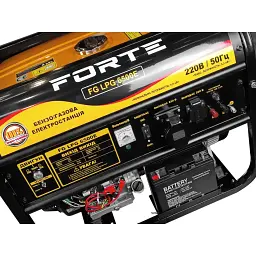 Генератор двухпаливний Forte FG LPG-6500E - мініатюра 7