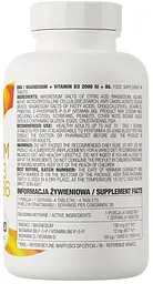 Вітаміни та мінерали OstroVit Magnesium + Vitamin D3 2000 IU + B6 120 таблеток - мініатюра 3