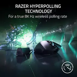 Бездротова миша Razer DeathAdder V3 PRO and HyperPolling Wireless Dongle (RZ01-04630300-R3WL) - мініатюра 6