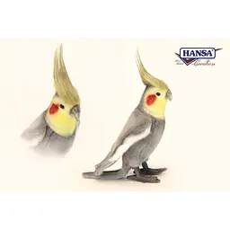  М'яка іграшка Hansa Папуга сіра 23 см (6470) - мініатюра 2