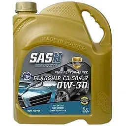 Автомобільна моторна олива SASH FLAGSHIP C3 0W30 5л 107666 - мініатюра 2