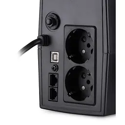 Пристрій безперебійного живлення Vinga LCD 800VA plastic case with USB (VPC-800PU) - мініатюра 8