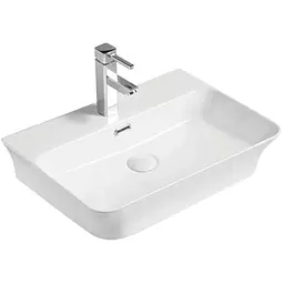 Раковина накладна Mixxus Premium Bevel-0202 з переливом (MP6481)