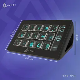 Контролер Ajazz AKP153E Black (AKP153E-B) - мініатюра 15
