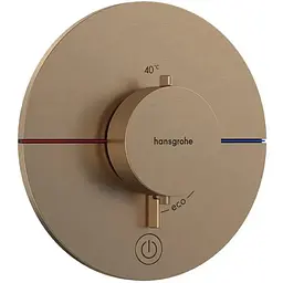 Термостат для душу Hansgrohe ShowerSelect Comfort S brushed bronze 15562140