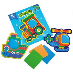 Набір для творчості Vladi Toys Транспорт м'яка мозаїка (VT4511-10) - мініатюра 2
