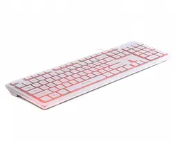 Клавіатура KB-UML3-01-W-UA, 3-х кольорове підсвічування клавіш, USB, White (KB-UML3-01-W-UA) Gembird teh0028299 - мініатюра 4