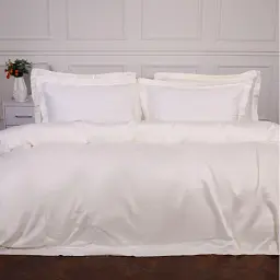 Простирадло на гумці MirSon Tencel №01 White 150х200 см (2200009368318) - мініатюра 2