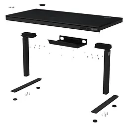 Геймерський стіл Lorgar PRO 80W Wood Black (LRG-DP80W) - мініатюра 4
