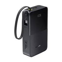 Зовнішній акумулятор Baseus EnerFill FC51 Bipow 2 Pro Digital Display Power Bank with Built-in Cable 20000mAh 22.5W Cosmic Black