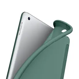 Чохол-книжка BeCover Tri Fold Soft TPU Silicone для Apple iPad 9.7 2017/2018 A1822/A1823/A1893/A1954 Dark Green (711129) - мініатюра 3