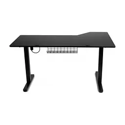 Комп'ютерний стіл Barsky StandUp Corner 1450x850 мм Black (BSTc-01) - мініатюра 6