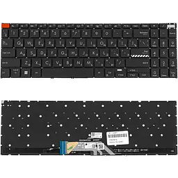 Клавіатура для ноутбука ASUS (K3502 series) rus, black, без фрейму, підсвічування клавіш