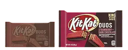Шоколадний батончик Kit Kat Duos Chocolate Strawberry Creme Wafer King Size 85 г - мініатюра 5