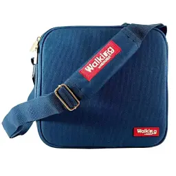 Сумка для обідів (5 предметів) Bergner Walking business 23х22х13,5 см блакитна (BG-3652-BL) - мініатюра 1