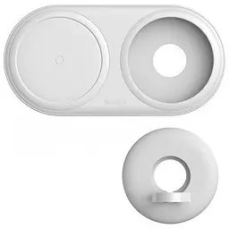 Бездротовий зарядний пристрій Baseus Planet 2 in 1 10W WXPL-B02 White