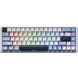 Клавіатура бездротова Ajazz AK680 Max (8+8K) Magnetic Switch Білий (AK680-M-BWD-A)