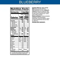 Пластівці Kellogg's Frosted Flakes Blueberry Flavored Blue Moons Breakfast Cereal 462g (Бажано вжити до 10.2023) - мініатюра 3
