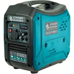 Генератор KonnerSohnen KS 2000iG S, 230В, 2.0кВт, ручний запуск, 19кг / 2000 Вт / Бензин (KS2000IGS) - мініатюра 6