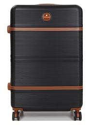 Валіза велика L ABS-пластик Worldline Airtex 629 76×52×30см 110л Чорний - мініатюра 3