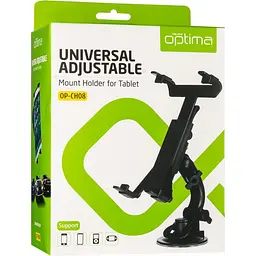 Кріплення автомобільне для планшетів 7 8 9 10 12 дюймів Optima CH08 - мініатюра 6