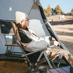 Складне туристичне крісло Naturehike CNH22JU059 алюміній (Коричневий) - мініатюра 7