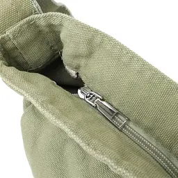 Сумка на плече з якісного текстилю Vintage s_15131 оливкова - мініатюра 3
