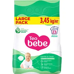 Уцінка. Пральний порошок Teo bebe Gentle & Clean Aloe 3.45 кг  