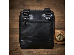 Чоловіча сумка Italico 6001G-20 nero чорна 20×23×5 см TONY PEROTTI sum0029109 - мініатюра 6