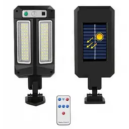 Вуличний ліхтар CB-Q6-2LED на сонячній батареї з датчиком руху та пультом
