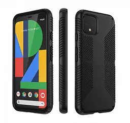 Чохол протиударний з антимікробним покриттям Speck Presidio Grip для Google Pixel 4 Black - мініатюра 5
