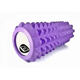 Масажний ролик Grid Roller v.1.2 EasyFit EF-2022-V 33 см, Фіолетовий