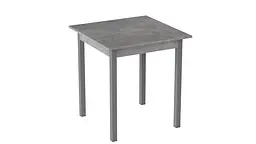 Стіл кухонний Ferrum-decor Дієго 75x90x90 Сірий ДСП Бетон 16мм (FRD-105580)