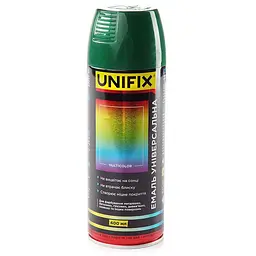 Емаль універсальна в балончику Unifix 400мл RAL 6005 зелений мох