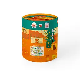 Дитячий розвиваючий пазл і гра Mon Puzzle Обсерваційний. Як звірі пори року зустрічали 200110 - мініатюра 3