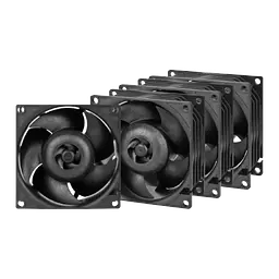 Вентилятор Arctic S8038-7K/4-PACK Black (ACFAN00292A)