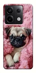 TPU чохол Demsky Мопс у ніжностях для Xiaomi Redmi Note 13 Pro 4G