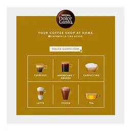 Уцінка. Кава в капсулах NESCAFE Dolce Gusto Espresso Milano 99.2 г (16 шт. по 6.2 г) - мініатюра 7