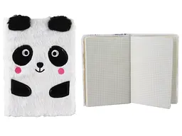 Блокнот пухнастий Panda, А5, 80 аркушів, 70 г/м² (В асортименті)