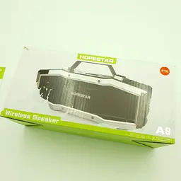 Бездротова акумуляторна колонка Bluetooth акустика FM MP3 AUX USB Hopestar A9 червоний - мініатюра 6