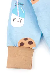 Дитячий комбінезон з начосом на блискавці Cookies